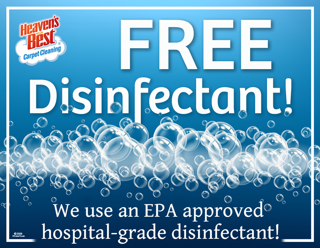 free disinfectant.