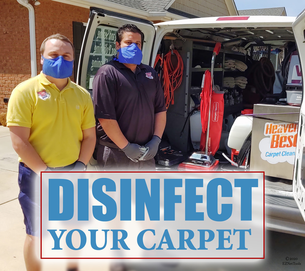 disinfect your carpet.